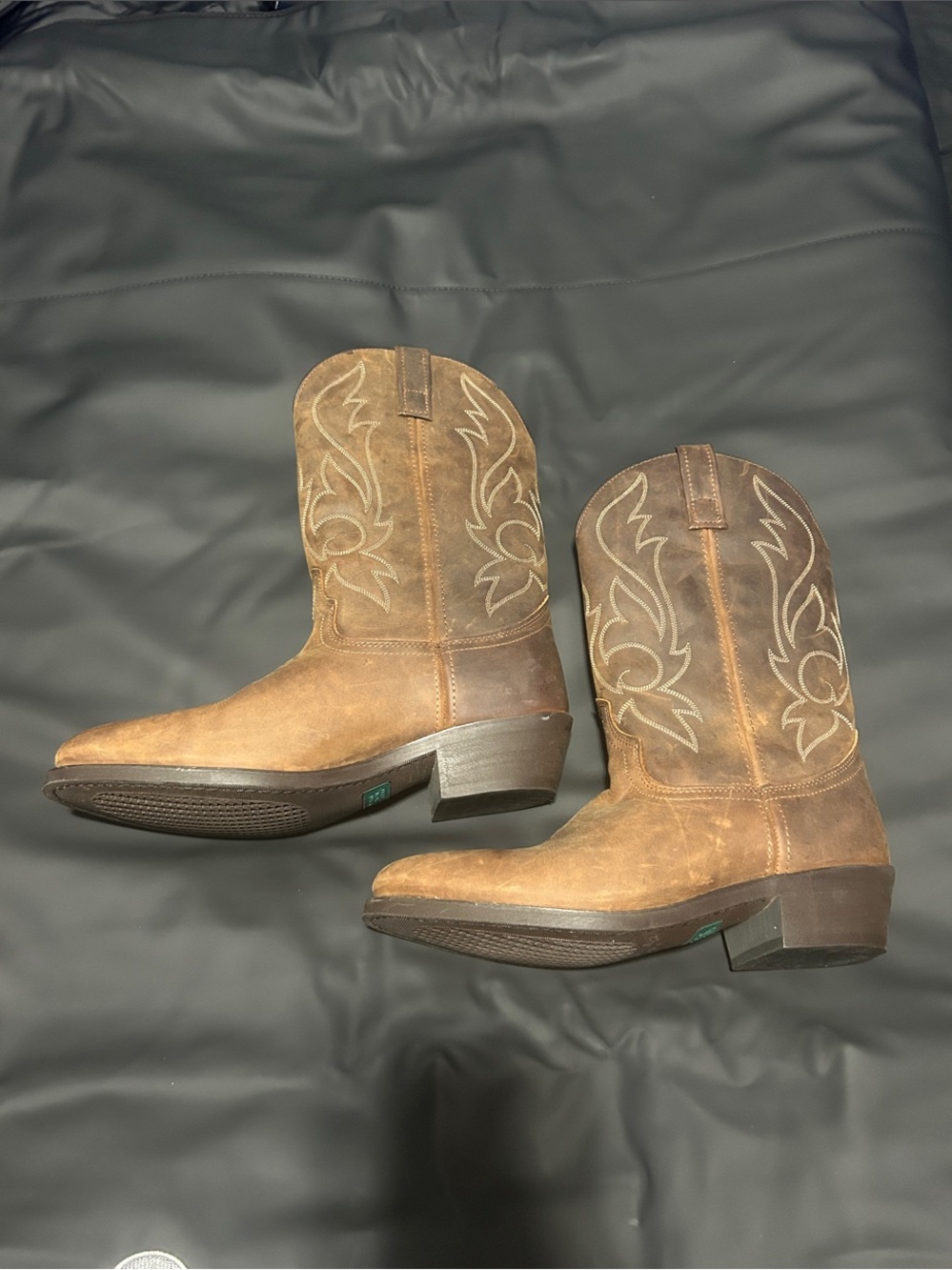 Masterson “ New” Men's Brown Leather Western Cowboy Boots Size 11